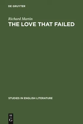 Martin |  The love that failed | Buch |  Sack Fachmedien