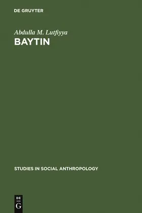 Lutfiyya |  Baytin | Buch |  Sack Fachmedien