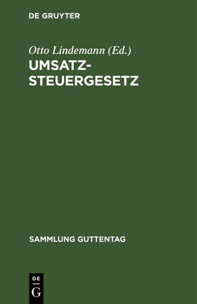 Lindemann |  Umsatzsteuergesetz | Buch |  Sack Fachmedien