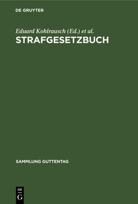 Lange / Kohlrausch |  Strafgesetzbuch | Buch |  Sack Fachmedien