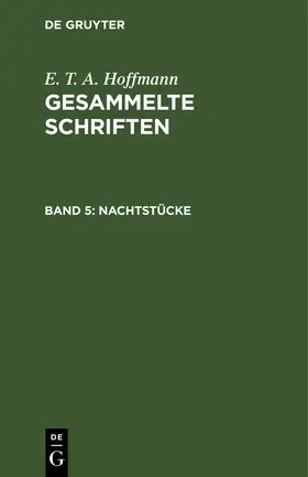 Hoffmann | Nachtstücke | Buch | 978-3-11-104119-3 | sack.de