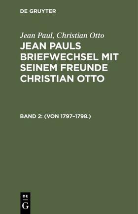 Otto / Paul |  (Von 1797¿1798.) | Buch |  Sack Fachmedien