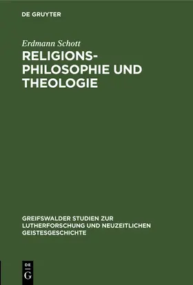 Schott |  Religionsphilosophie und Theologie | Buch |  Sack Fachmedien