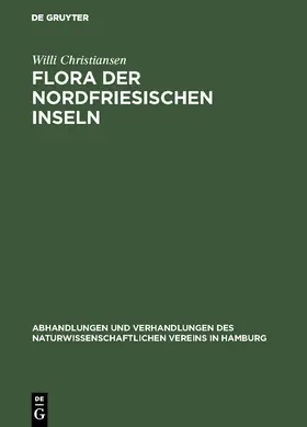 Christiansen |  Flora der Nordfriesischen Inseln | Buch |  Sack Fachmedien