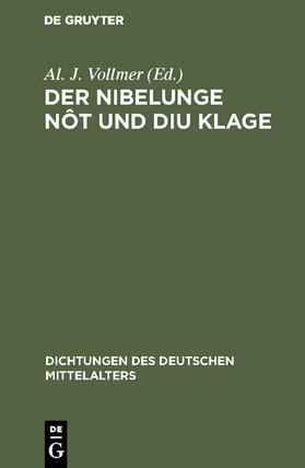 Vollmer |  Der Nibelunge nôt und diu klage | Buch |  Sack Fachmedien