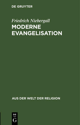 Niebergall |  Moderne Evangelisation | Buch |  Sack Fachmedien