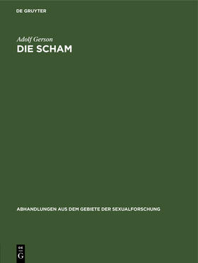 Gerson |  Die Scham | Buch |  Sack Fachmedien