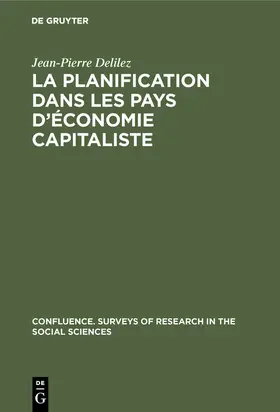 Delilez |  La planification dans les pays d¿économie capitaliste | Buch |  Sack Fachmedien