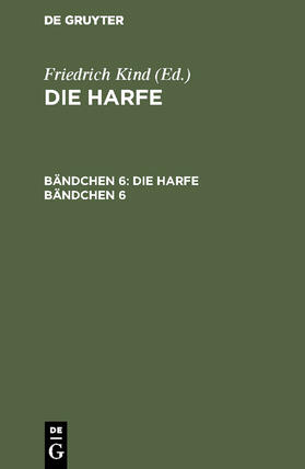 Kind |  Die Harfe. Bändchen 6 | Buch |  Sack Fachmedien