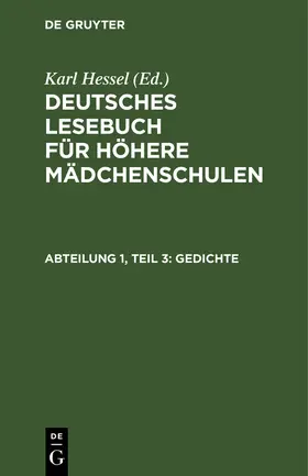 Hessel |  Gedichte | Buch |  Sack Fachmedien