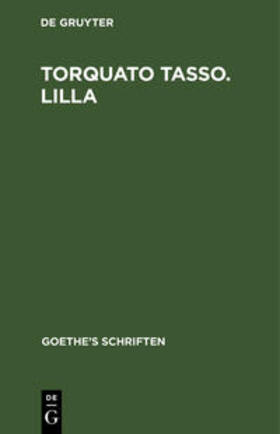 Goethe |  [Torquato Tasso. Lila] | Buch |  Sack Fachmedien