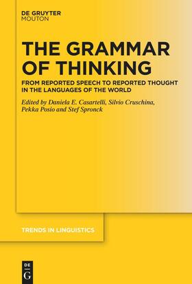 Casartelli / Cruschina / Posio |  The Grammar of Thinking | Buch |  Sack Fachmedien