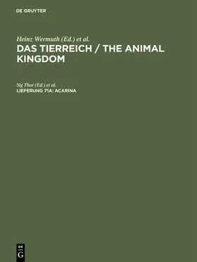 Thor / Wermuth / Mertens |  Acarina | Buch |  Sack Fachmedien