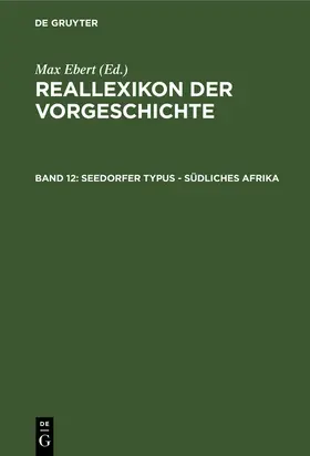 Ebert |  Seedorfer Typus - Südliches Afrika | Buch |  Sack Fachmedien