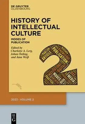 Lerg / Östling / Weiß |  History of Intellectual Culture 2/2023 | eBook | Sack Fachmedien