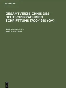 Schmuck / Gorzny |  Bibl - Bieli | Buch |  Sack Fachmedien