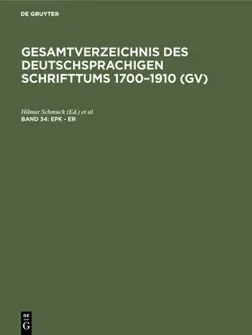 Schmuck / Gorzny |  Epk - Er | Buch |  Sack Fachmedien