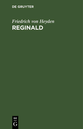 Heyden |  Reginald | Buch |  Sack Fachmedien