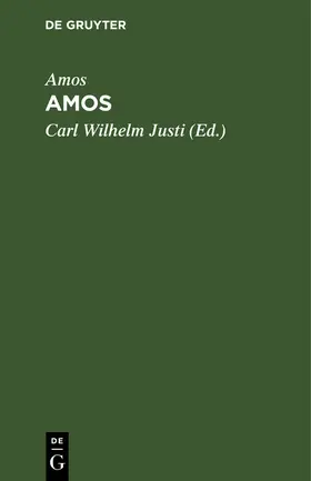 Amos / Justi |  Amos | Buch |  Sack Fachmedien