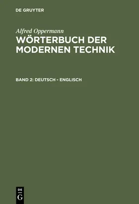 Oppermann |  Deutsch - Englisch | Buch |  Sack Fachmedien