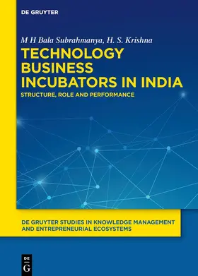 Krishna / Bala Subrahmanya | Technology Business Incubators in India | Buch | 978-3-11-110918-3 | sack.de