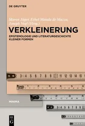 Jäger / Vogl / Matala de Mazza |  Verkleinerung | Buch |  Sack Fachmedien