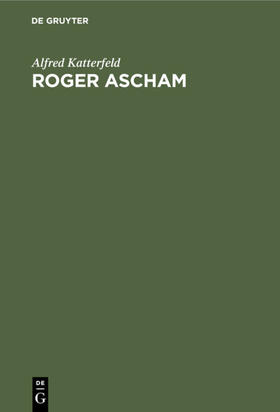 Katterfeld |  Roger Ascham | Buch |  Sack Fachmedien
