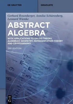 Rosenberger / Schürenberg / Wienke |  Abstract Algebra | eBook | Sack Fachmedien