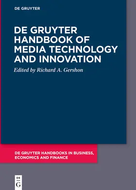 Gershon |  De Gruyter Handbook of Media Technology and Innovation | Buch |  Sack Fachmedien