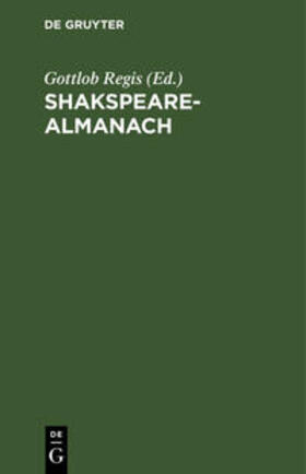 Regis |  Shakspeare-Almanach | Buch |  Sack Fachmedien