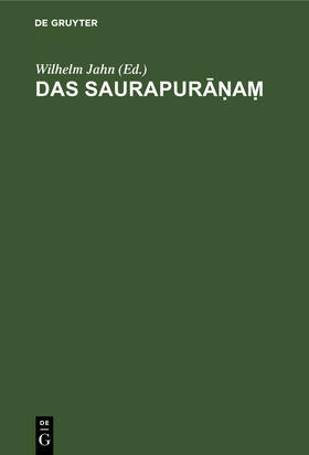 Jahn |  Das Saurapur¿¿a¿ | Buch |  Sack Fachmedien