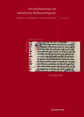 Fischer |  Personifikationen als ästhetische Reflexionsfiguren | Buch |  Sack Fachmedien