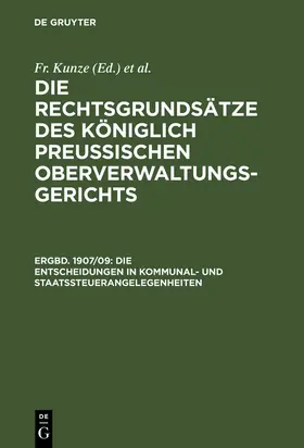 Kautz |  Die Entscheidungen in Kommunal- und Staatssteuerangelegenheiten | Buch |  Sack Fachmedien