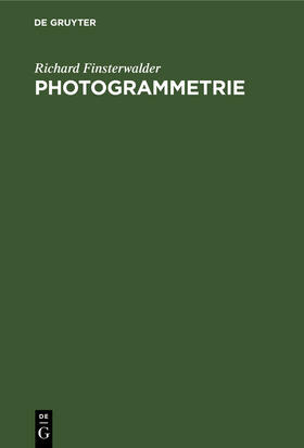 Finsterwalder |  Photogrammetrie | Buch |  Sack Fachmedien