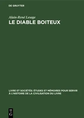 Lesage |  Le diable Boiteux | Buch |  Sack Fachmedien