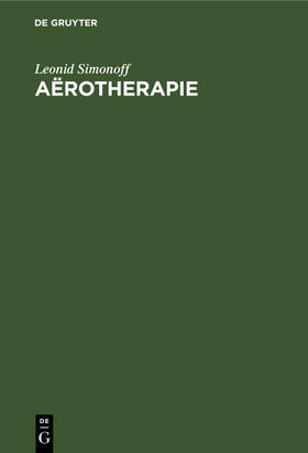 Simonoff |  Aërotherapie | Buch |  Sack Fachmedien
