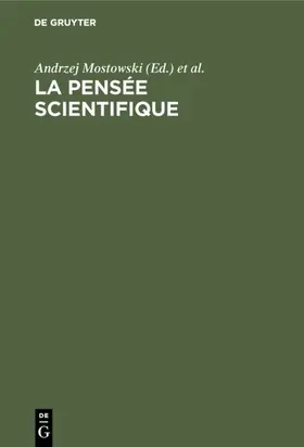 Unesco / Mostowski |  La pensée scientifique | Buch |  Sack Fachmedien