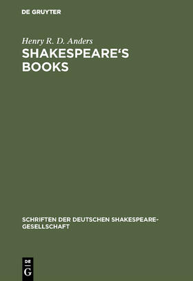 Anders |  Shakespeare's books | Buch |  Sack Fachmedien
