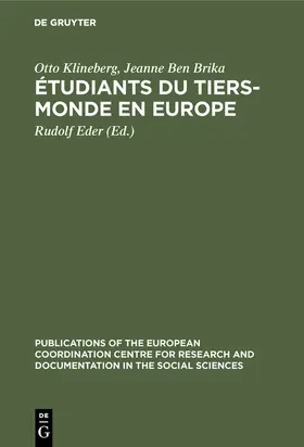 Klineberg / Brika / Eder |  Étudiants du tiers-monde en Europe | Buch |  Sack Fachmedien