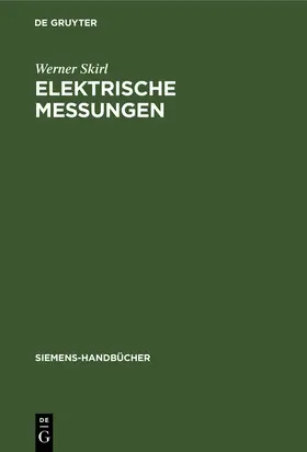 Skirl |  Elektrische Messungen | Buch |  Sack Fachmedien