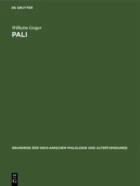 Geiger |  Pali | Buch |  Sack Fachmedien