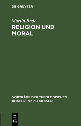 Rade |  Religion und Moral | Buch |  Sack Fachmedien