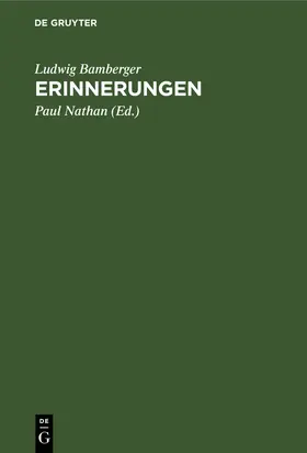 Bamberger / Nathan |  Erinnerungen | Buch |  Sack Fachmedien