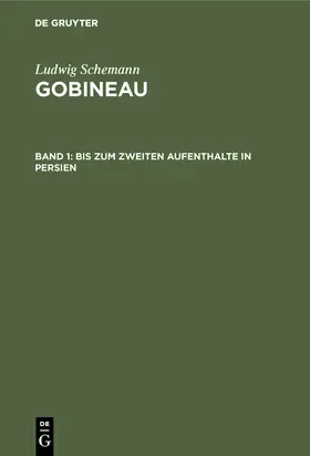 Schemann |  Bis zum zweiten Aufenthalte in Persien | Buch |  Sack Fachmedien