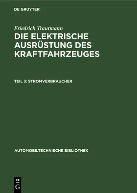 Trautmann |  Stromverbraucher | Buch |  Sack Fachmedien