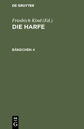 Kind |  Die Harfe. Bändchen 4 | Buch |  Sack Fachmedien