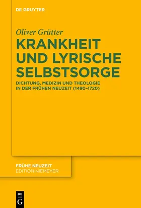 Grütter |  Krankheit und lyrische Selbstsorge | eBook | Sack Fachmedien