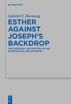 Hornung |  Esther against Joseph’s Backdrop | Buch |  Sack Fachmedien