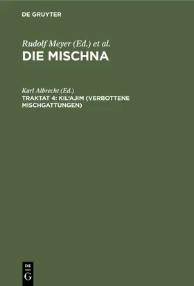 Albrecht |  Kil'ajim (Verbottene Mischgattungen) | Buch |  Sack Fachmedien