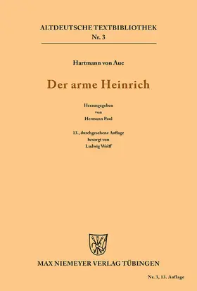 Hartmann / Wolff / Paul |  Der arme Heinrich | Buch |  Sack Fachmedien